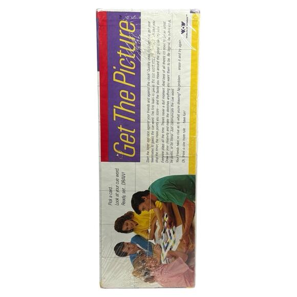 SEALED VTG 1987 "Get The Picture" Drawing Board Game Worlds of Wonder BRAND NEW - Picture 11 of 16